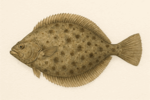 ヒラメのイラスト