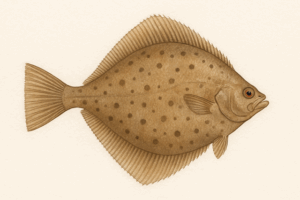 カレイのイラスト