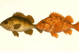 メバルとカサゴのイラスト